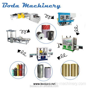 Línea de producción automática de máquina de lata de lata